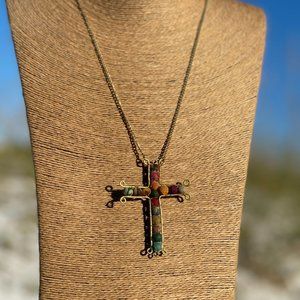 Anju Cross Pendant Necklace
